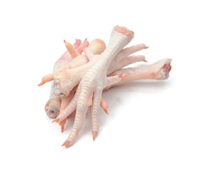 Patas de pollo 1kg a 1.3 congel (1.15kg)
