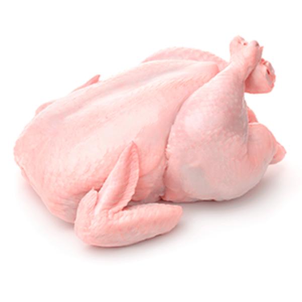 POLLO ENTERO SIN MENUDOS 1.5 a 1.7kg (1.6kg)