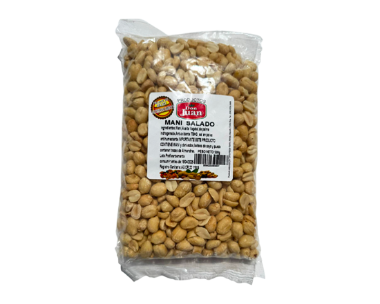 BOLSA MANÍ SALADO 0.5kg