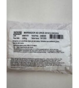 Marinador pollo 0,5kg as de oros