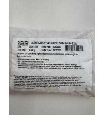 MARINADOR POLLO 0,5KG AS DE OROS