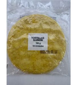 Tortilla amarilla 10 uds 160g