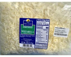 Bolsa mozarella rallado 2.27kg usa