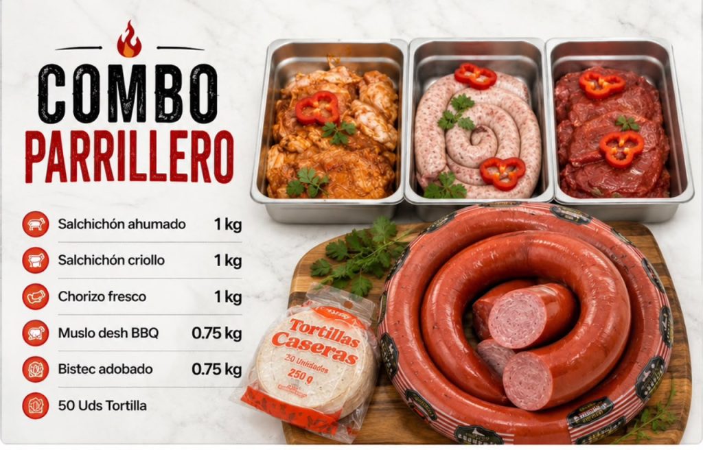 Combo parrillero completo